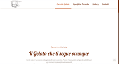Desktop Screenshot of carrettogelato.it